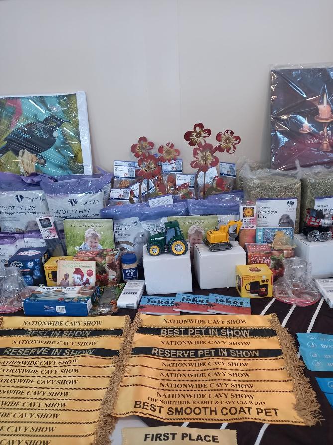 The Northern Rabbit and Cavy Club Prize Table
